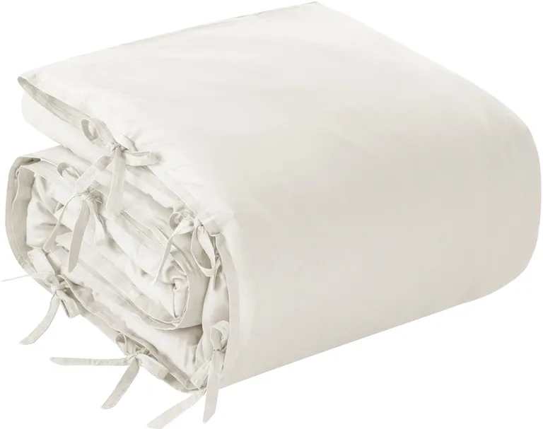 Ivory King Linen 140 Thread Count Washable Duvet Cover Set Photo 1