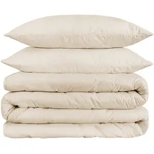 Photo of Queen Cotton Blend 1200 Thread Count Washable Duvet Cover Set