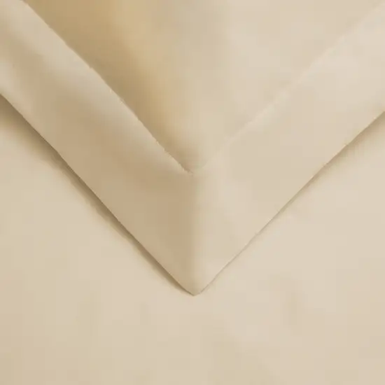 Ivory Queen Cotton Blend 300 Thread Count Washable Duvet Cover Set Photo 3
