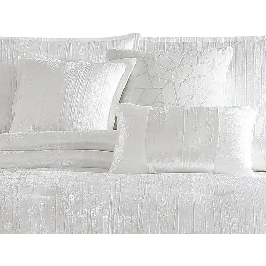 Jay 7 Piece King Comforter Set, Polyester Velvet Deluxe Texture Photo 2