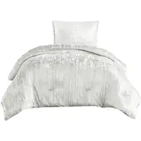 Photo of Jay 2 Piece Twin Comforter Set, Polyester Velvet Deluxe Texture
