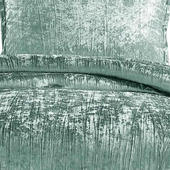 Jay 2 Piece Twin Comforter Set, Polyester Velvet Deluxe Texture Photo 3