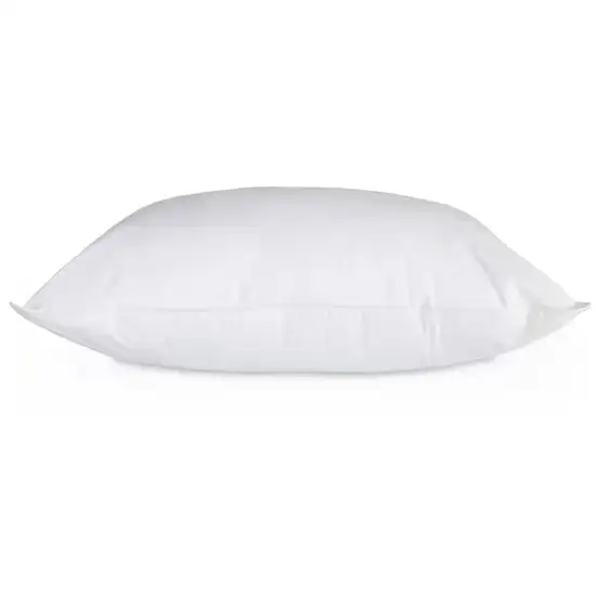 Jumbo Standard Cotton Bed Pillow with Down Alternative Polyester Fiber Fill Photo 3