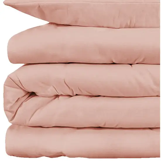 Blush King Cotton Blend 1000 Thread Count Washable Duvet Cover Set Photo 4