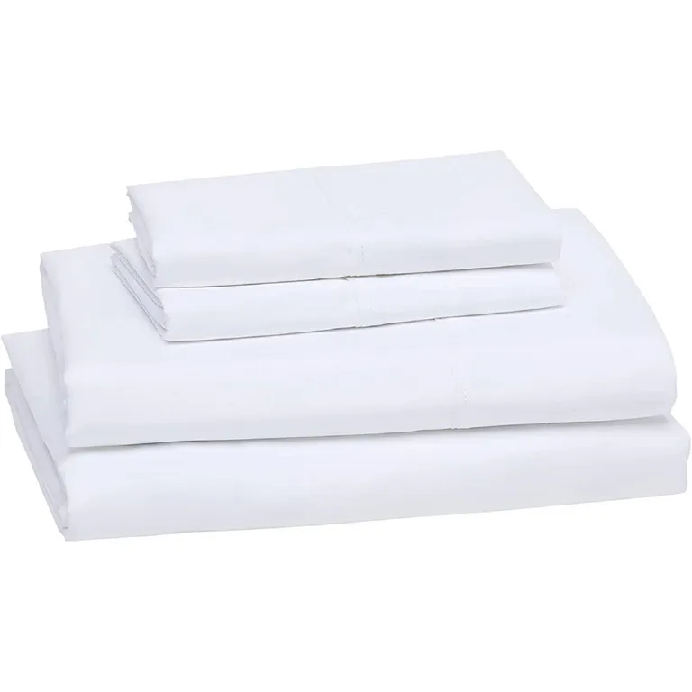 King 4-Piece Egyptian 100-Percent Cotton 1000 Thread Count Sheet Set - White Photo 2