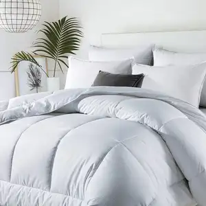 Photo of King Size All Seasons Soft White Polyester Down Alternative Comforter