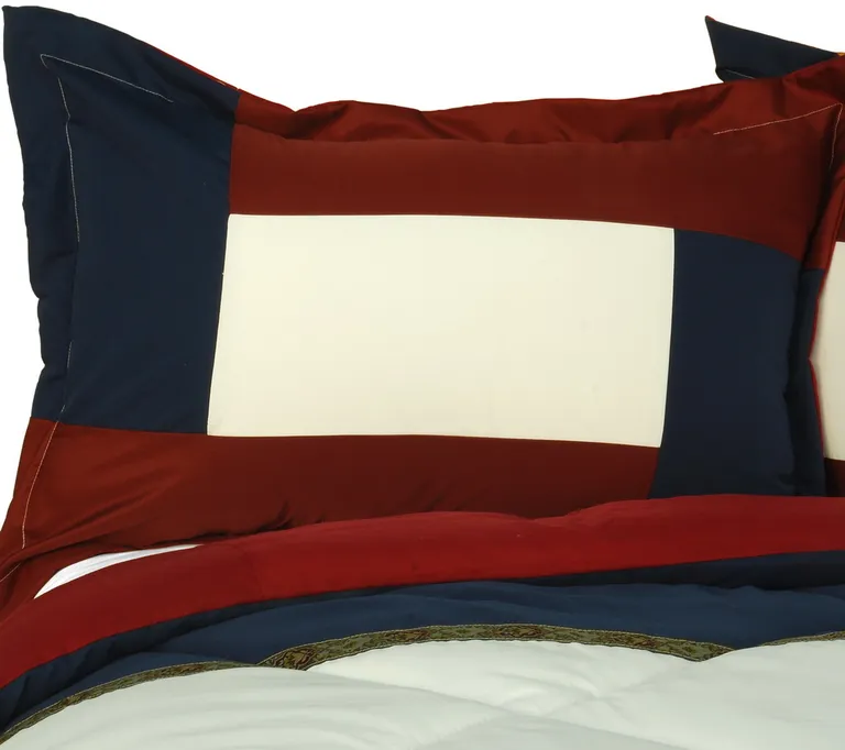 King and Queen - Quilted Patchwork Down Alternative Comforter Set (Twin Size) Photo 2