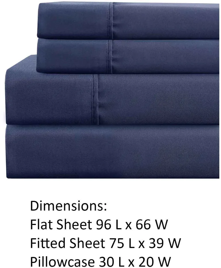 Lanester 3 Piece Polyester Twin Size Sheet Set The Urban Port Photo 3