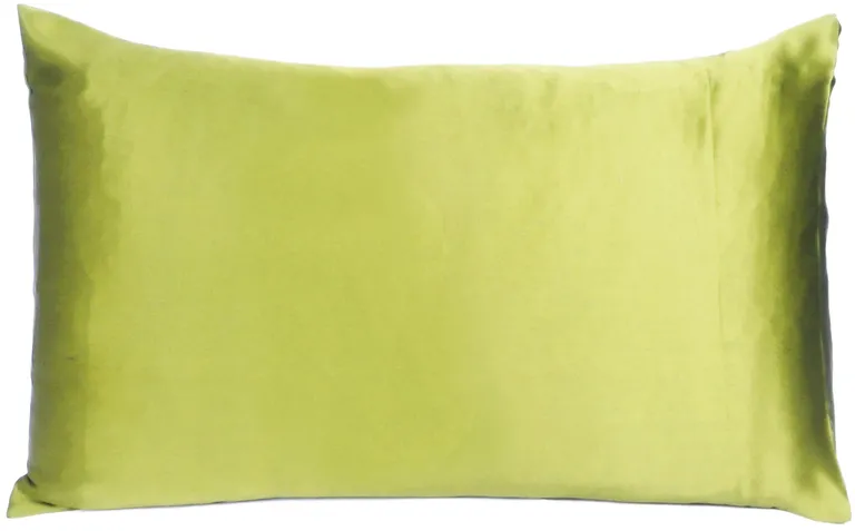 Lemongrass Dreamy Set Of 2 Silky Satin King Pillowcases Photo 2