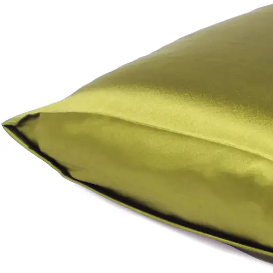 Lemongrass Dreamy Set Of 2 Silky Satin Standard Pillowcases Photo 5