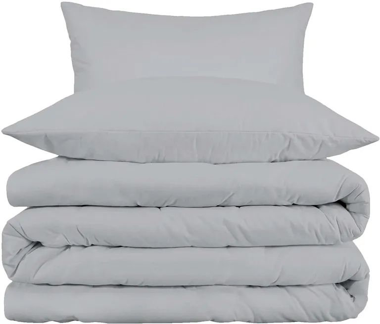 King Cotton Blend 1000 Thread Count Washable Duvet Cover Set Photo 1