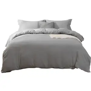 Photo of Microfiber 1400 Thread Count Machine Washable Duvet Cover Set