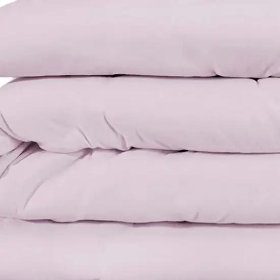 Lilac King Cotton Blend 1000 Thread Count Washable Duvet Cover Set Photo 2