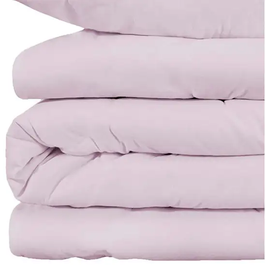 Lilac King Cotton Blend 1000 Thread Count Washable Duvet Cover Set Photo 3