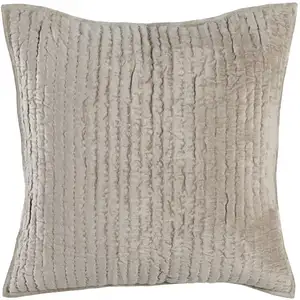 Photo of Lipa 26 Inch Square Hand Stitched Euro Pillow Sham, Rayon Velvet