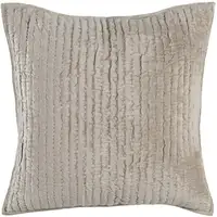 Photo of Lipa 26 Inch Square Hand Stitched Euro Pillow Sham, Rayon Velvet