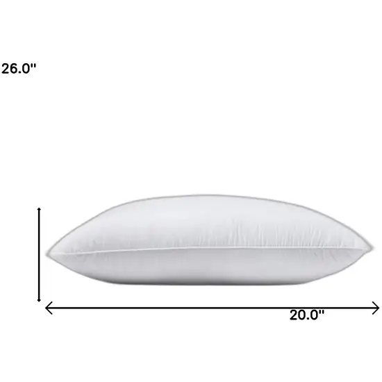 Lux Sateen Down Alternative  Size Firm Pillow Photo 4