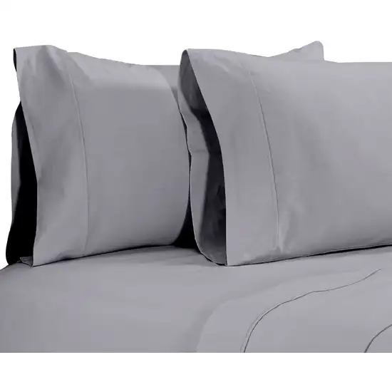 Matt 4 Piece California King Bed Sheet Set, Soft Organic Cotton Photo 2