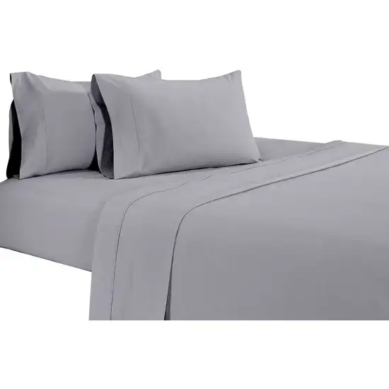 Matt 4 Piece California King Bed Sheet Set, Soft Organic Cotton Photo 1