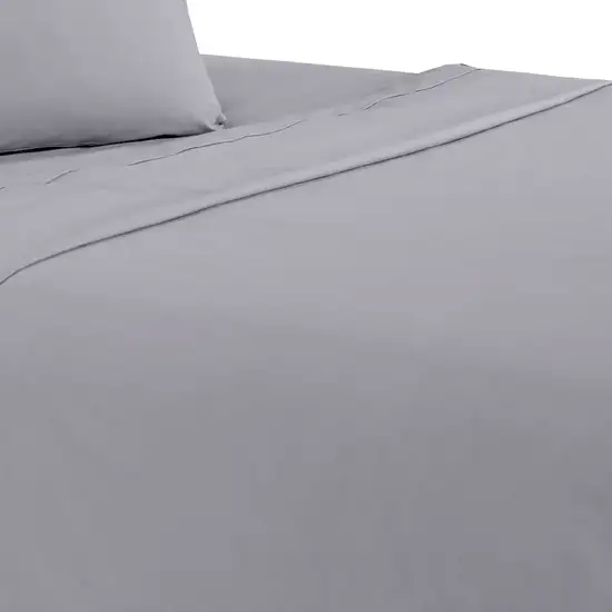 Matt 4 Piece California King Bed Sheet Set, Soft Organic Cotton Photo 4