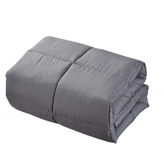 Dark Gray  Polyester Thread Count Down Alternative Comforter Photo 3