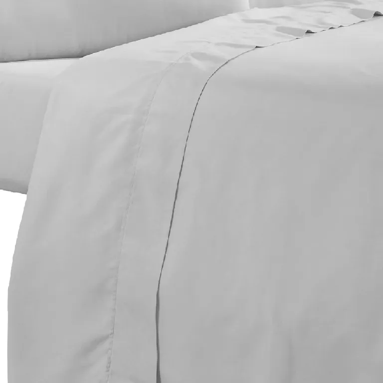 Minka 6 Piece Full Bed Sheet Set, Soft Antimicrobial Microfiber, Gray Photo 4