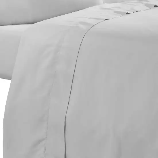 Minka 6 Piece King Bed Sheet Set, Soft Antimicrobial Microfiber, Gray Photo 4