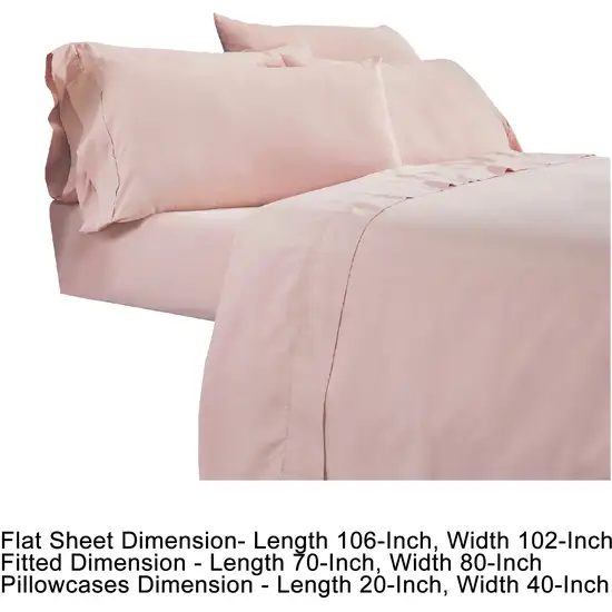 Minka 6 Piece King Bed Sheet Set, Soft Antimicrobial Microfiber Photo 5