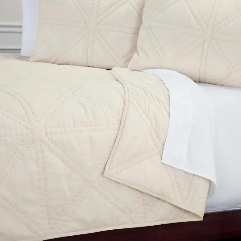 Natural King 100% Cotton 300 Thread Count Machine Washable Down Alternative Comforter Photo 3