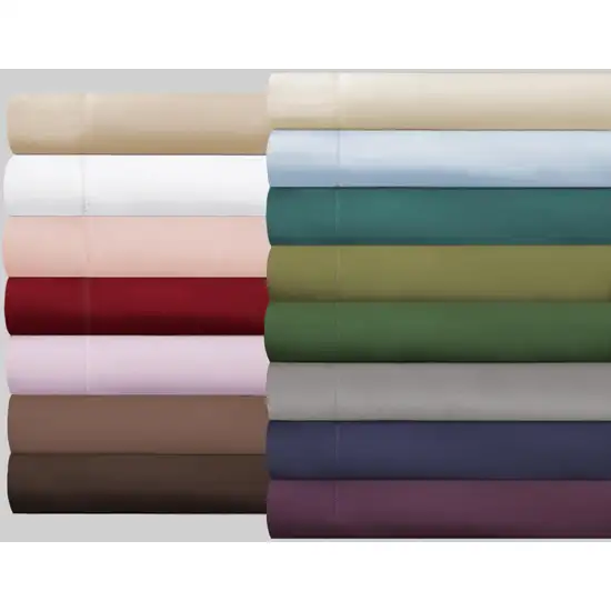 Navy Blue  Cotton Blend 400 Thread Count Washable Duvet Cover Set Photo 2