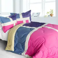 Photo of Nice Tamil - Quilted Patchwork Down Alternative Comforter Set (Twin Size)