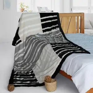 Photo of Onitiva - Charming Leopard - Patchwork Throw Blanket (61 by 86.6 inches)