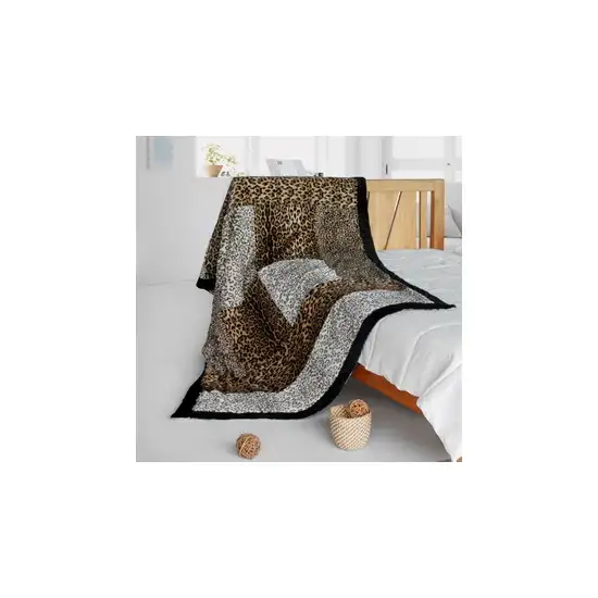 Onitiva - Colorful Mood -  Patchwork Throw Blanket (61 by 86.6 inches) Photo 2