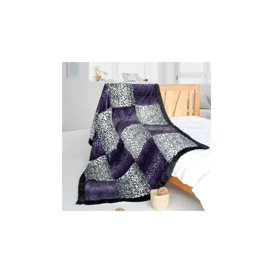 Onitiva - Devil Nut -  Animal Style Patchwork Throw Blanket (61 by 86.6 inches) Photo 2