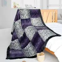Photo of Onitiva - Devil Nut - Animal Style Patchwork Throw Blanket (61 by 86.6 inches)