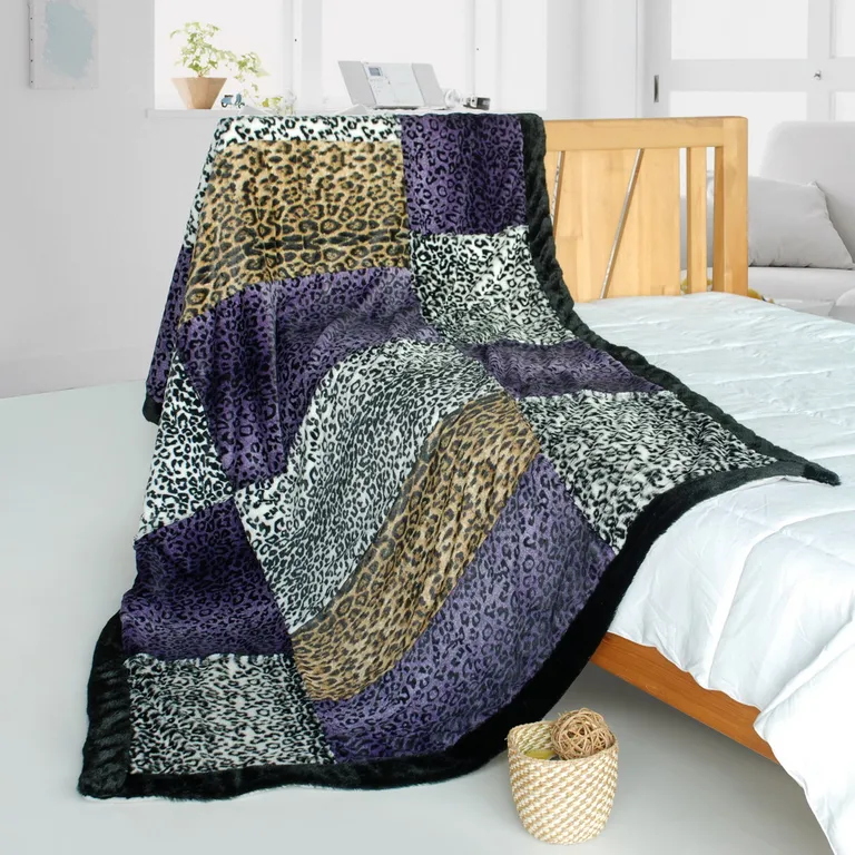 Onitiva - Fashion Life - Patchwork Throw Blanket (61 by 86.6 inches) Photo 1