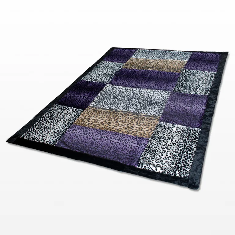 Onitiva - Fashion Life - Patchwork Throw Blanket (61 by 86.6 inches) Photo 2