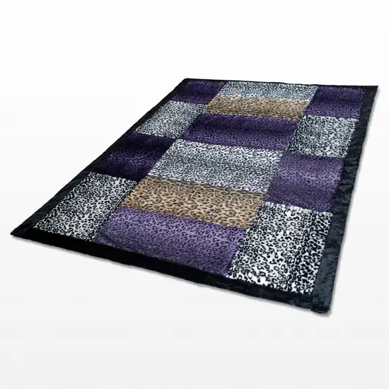 Onitiva - Fashion Life -  Patchwork Throw Blanket (61 by 86.6 inches) Photo 3