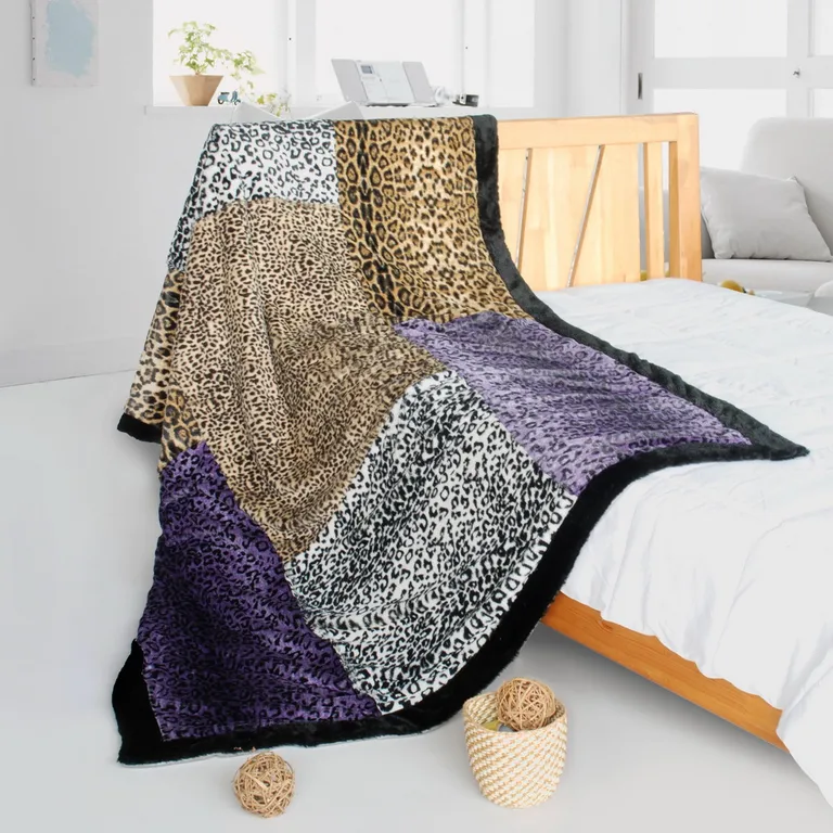 Onitiva - Nature And Sexy - Patchwork Throw Blanket (61 by 86.6 inches) Photo 1