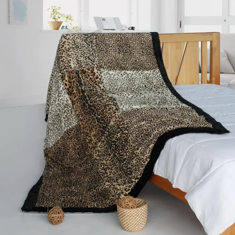 Onitiva - Optional Style - Patchwork Throw Blanket (61 by 86.6 inches) Photo 1