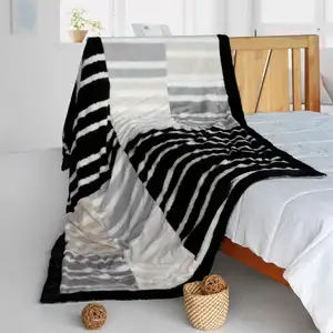 Photo of Onitiva - Romantic Trip - Stylish Patchwork Throw Blanket (61 by 86.6 inches)