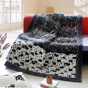 Photo of Onitiva - Tasteful Life -B - Patchwork Throw Blanket (86.6 by 63 inches)