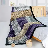 Photo of Onitiva - Time Travel - Patchwork Throw Blanket (61 by 86.6 inches)