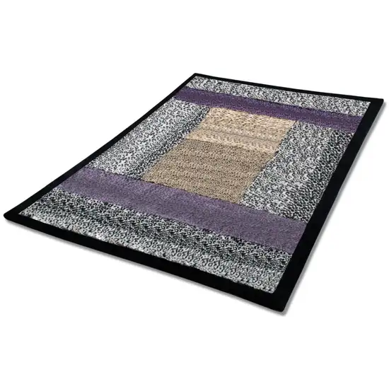 Onitiva - Wild Jungle -  Animal Style Patchwork Throw Blanket (61 by 86.6 inches) Photo 3