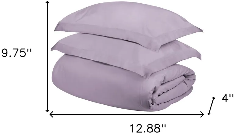 King Cotton Blend 300 Thread Count Washable Duvet Cover Set Photo 5