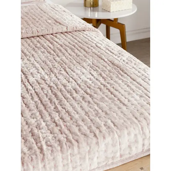 Pink Queen Polyester Thread Count Machine Washable Down Alternative Comforter Photo 2