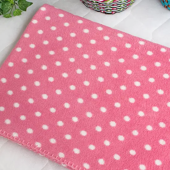 Pink Rabbit -  Fleece Throw Blanket Pillow Cushion / Travel Pillow Blanket (37 by 51.2 inches) Photo 5