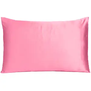 Photo of Pink Rose Dreamy Set Of 2 Silky Satin King Pillowcases