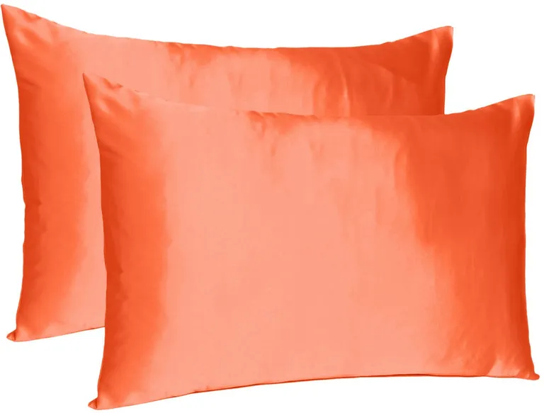 Poppy Dreamy Set Of 2 Silky Satin King Pillowcases Photo 3