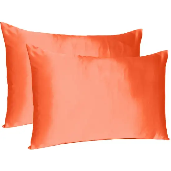 Poppy Dreamy Set Of 2 Silky Satin King Pillowcases Photo 3